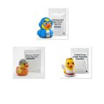 Duck Variety Collectible Figurine Bundle of 3 - CodeQuacker Male, Factory Worker, Cupid - Funny & Charming Adult Desk Decor - 3D Printed in Canada