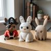 Ensemble de figurines de lapins d'horreur