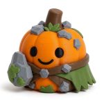 Earth Elemental Pumpkin Collectible Figurine - Unique Desk Decor for Adults – 3D Printed in Canada