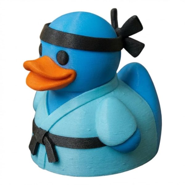 Karate Duck Figurine