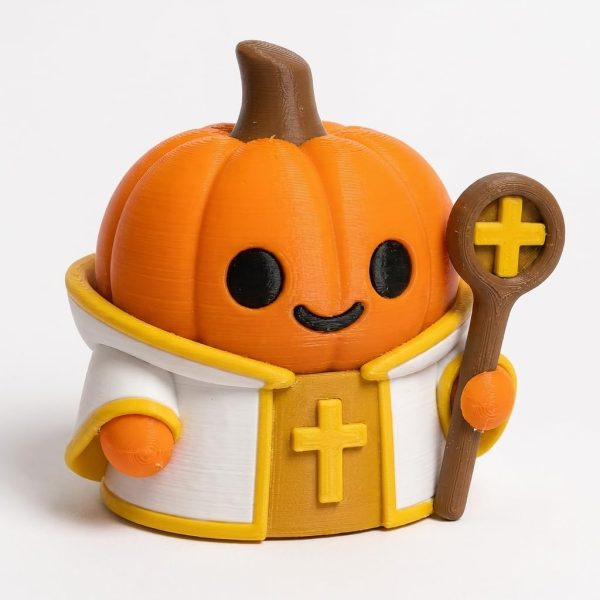 Cleric Pumpkin Figurine