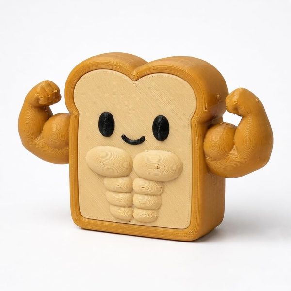 Figurine toast musclé