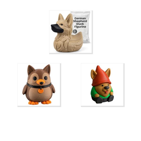German Shepherd Figurine Bundle