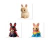 Lapin lama tout doux – ensemble de figurines de collection