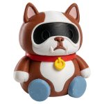Bulldog Robot Collectible Figurine - Grumpy Puppy Mech with Red Collar Desk Decor for Adults - 3D Printed in Canada