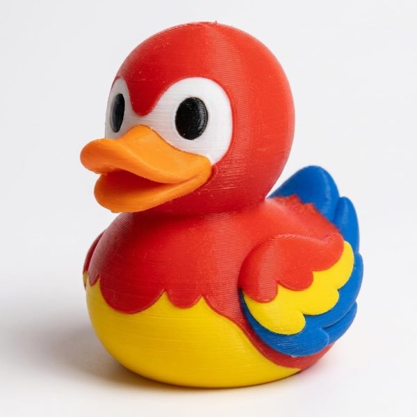 Canard ara rouge
