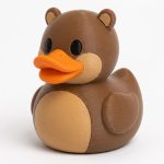 Groundhog Duck Collectible Figurine - Unique Desk Decor for Adults – 3D Printed in Canada