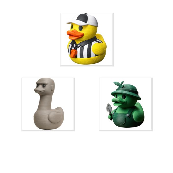 Lot de figurines de collection de canards