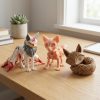 Lot de figurines renards variées