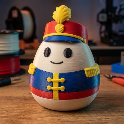 Marching Band Eggling Collectible Figurine - Unique Desk Decor for Adults – 3D Printed in Canada