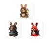 Lapin ermite – ensemble de figurines de collection