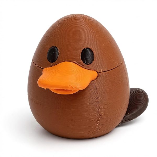 Figurine ornithorynque dans son œuf