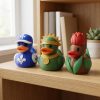 Lot de 3 canards dieu du soleil