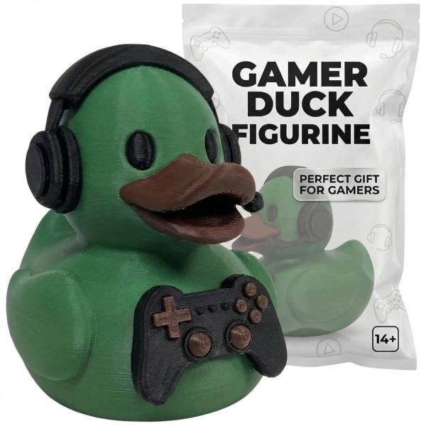 Gamer Duck Collectible Figurine