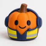 Air Traffic Controller Pumpkin Collectible Figurine - Unique Desk Decor for Adults – 3D Printed in Canada