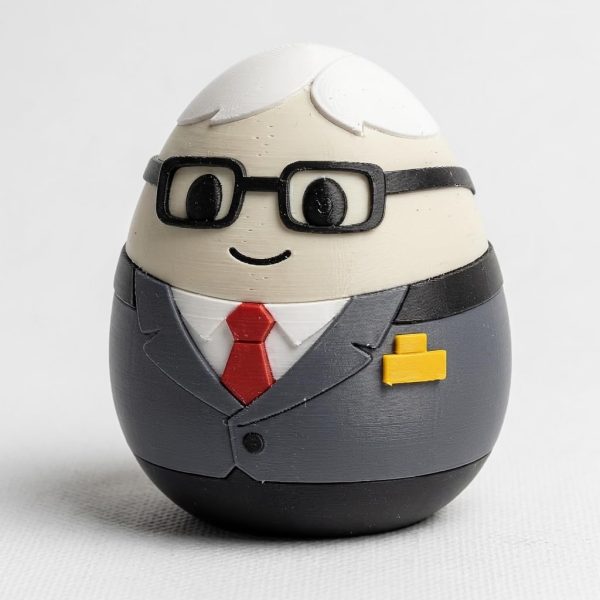 School Principal Eggling Figurine