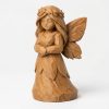 Figurine fée des bois sculptée dans le bois