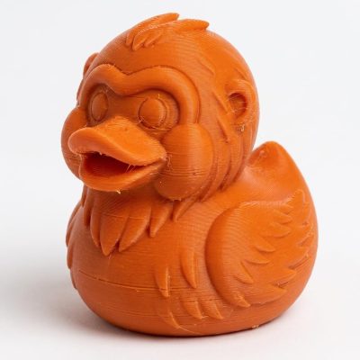 Orangutan Duck Collectible Figurine - Unique Desk Decor for Adults – 3D Printed in Canada