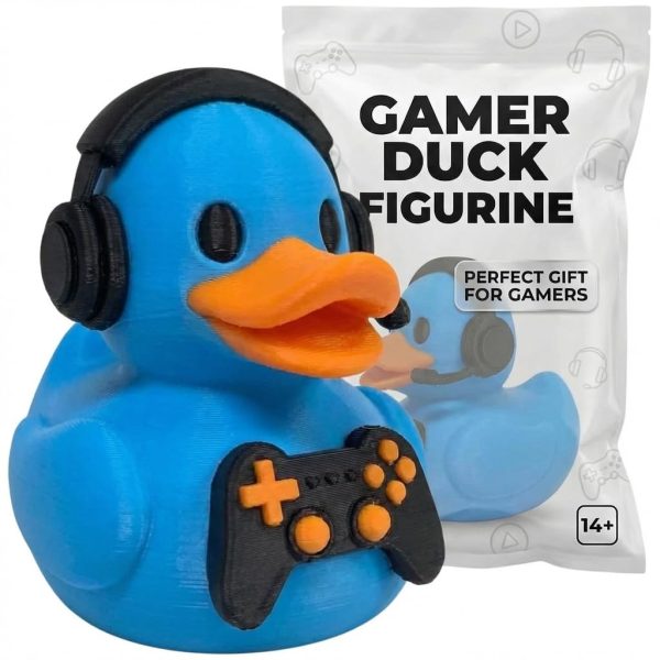 Gamer Duck Figurine