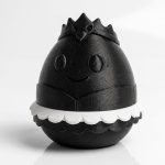 Black Swan Eggling Collectible Figurine - Unique Desk Decor for Adults – 3D Printed in Canada