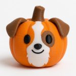 Jack Russell Terrier Pumpkin Collectible Figurine - Unique Desk Decor for Dog Lovers – 3D Printed in Canada