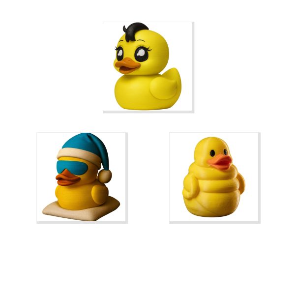 Kawaii Duck Figurine Bundle