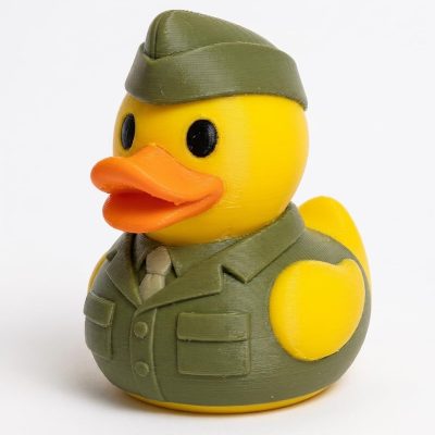 Veteran Homecoming Duck Collectible Figurine - Unique Desk Decor for Adults – 3D Printed in Canada