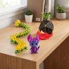 Trio de figurines dragons de collection