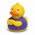 Eyeroll Duck Collectible Figurine - Sarcastic Desk Decor for Adults – 3D Printed in Canada