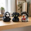 Ensemble de figurines canards d'Halloween