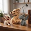 Ensemble de figurines dragons fantaisistes
