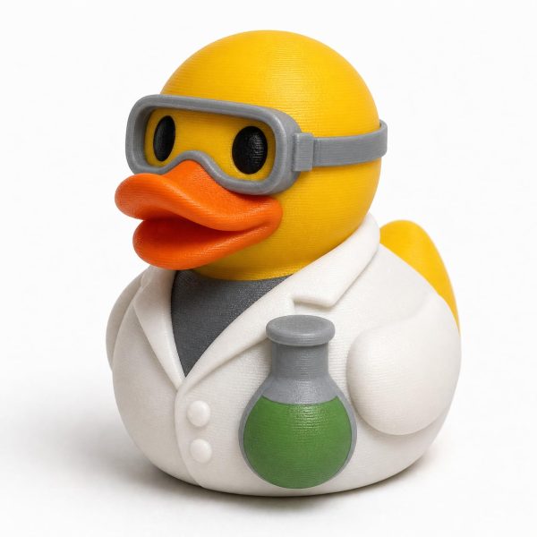 Chemist Duck Figurine