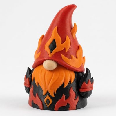 Ifrit Gnome Buddy Collectible Figurine - Unique Desk Decor for Adults – 3D Printed in Canada