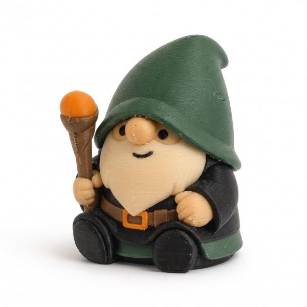Figurine de gnome ermite barbu