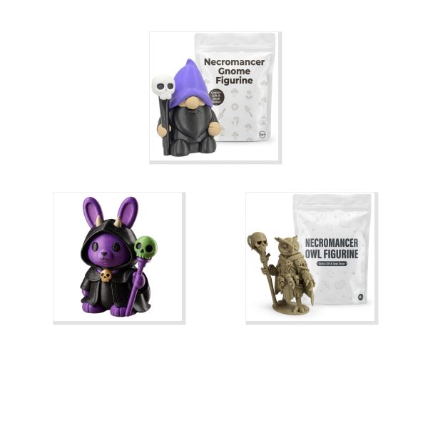 Ensemble de figurines nécromancien