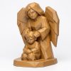 Ange veilleur sculpté façon bois