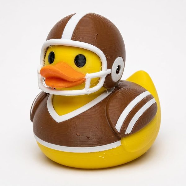 Football Duck Figurine