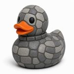 Cobblestone Duck Collectible Figurine - Stone Path Desk Decor Gift for Adults – 3D Printed in Canada