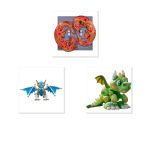 Dragon Variety Collectible Figurine Bundle of 3 - Twin Dragon, Ice Elemental, Wyvern - Fantasy & Mythical Adult Desk Decor - 3D Printed in Canada