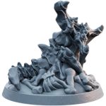 Corpse Crawler Undead Figurine - Detailed Dark Fantasy Tabletop Display for Eerie Home Decor or Unique Gift - 3D Printed in Canada