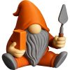 Ensemble varié de figurines de gnomes