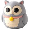 Ensemble de figurines chat-hibou de collection