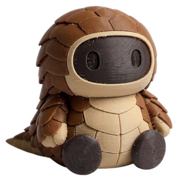 Pangolin Robot Figurine