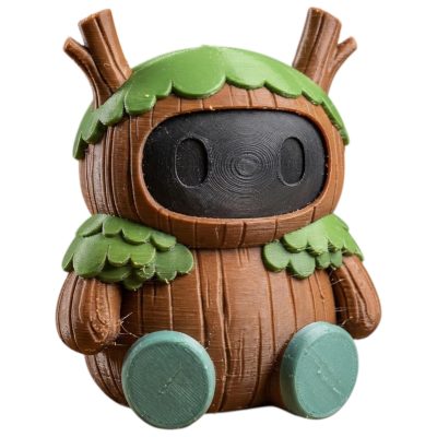 Redwood Robot Collectible Figurine - Unique Desk Decor for Adults – 3D Printed in Canada