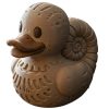 Lot de figurines de canards Père Noël