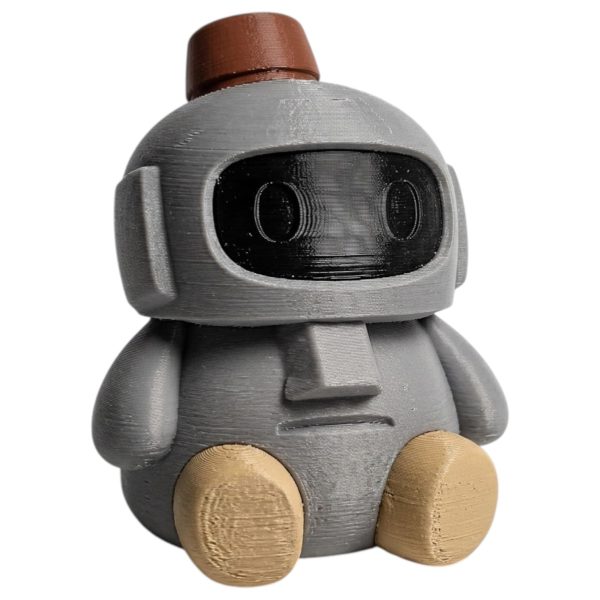 Robot tête Moai