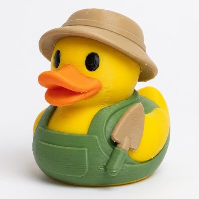 Landscaper Duck Collectible Figurine - Unique Desk Decor for Adults – 3D Printed in Canada — 3D Printed Ducks by 3DCentral