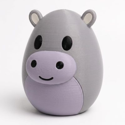 Hippo Eggling Collectible Figurine - Unique Desk Decor for Adults – 3D Printed in Canada — 3D Printed Figurines by 3DCentral