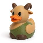 Faun Duck Collectible Figurine - Unique Desk Decor for Adults – 3D Printed in Canada