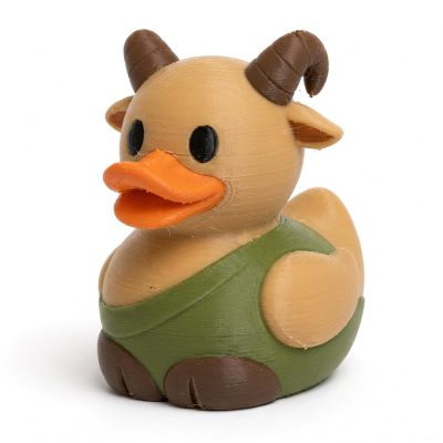 Faun Duck Collectible Figurine - Unique Desk Decor for Adults – 3D Printed in Canada — 3D Printed Ducks by 3DCentral